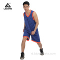 Nieuw design sublimatie basketbal jersey uniform set